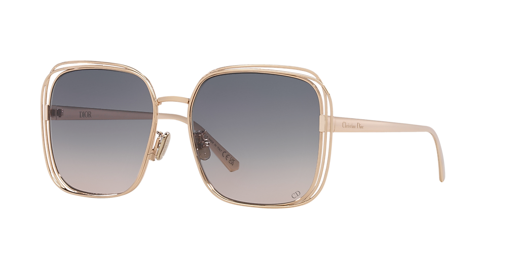 Dior Fildior S1U Sunglasses in Rose Gold Grey – Designer  display picture 3