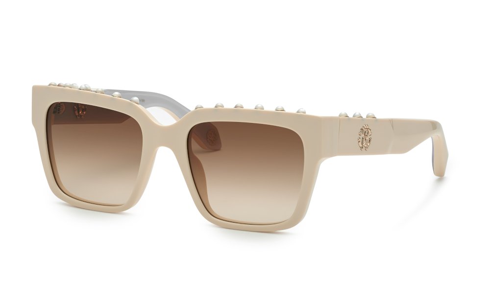 Roberto Cavalli SRC040S Beige Pearl Sunglasses | Designer Daydream