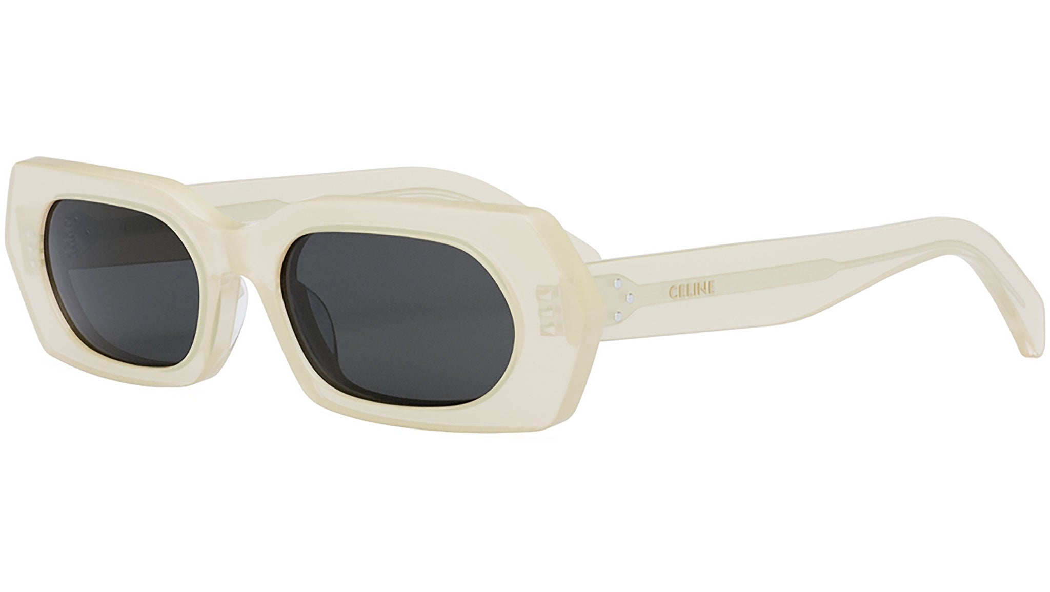 Celine CL40243I Ivory Hexagon Sunglasses – Designer Daydream
