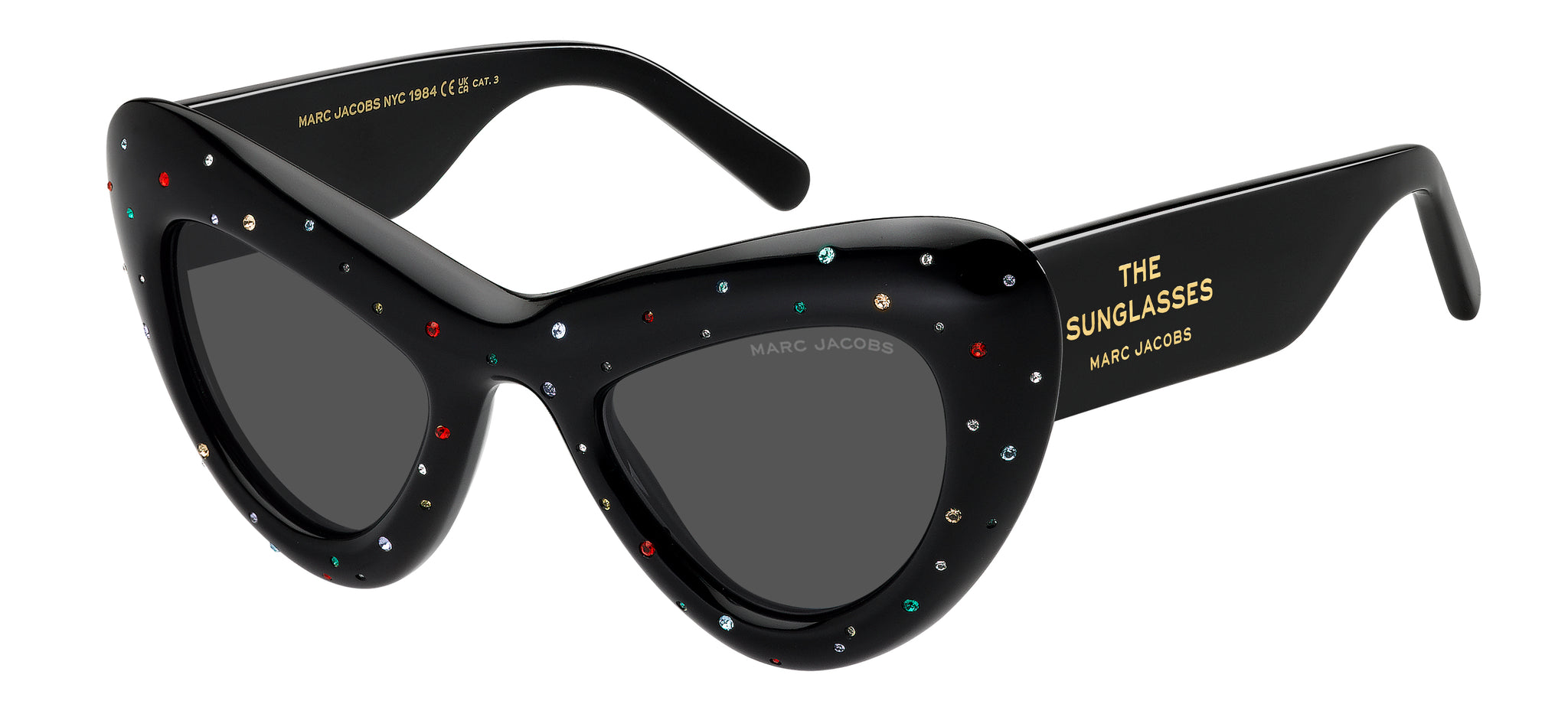 Marc Jacobs Marc 798/S STR Black Strass Cat Eye | Designer  display picture 2