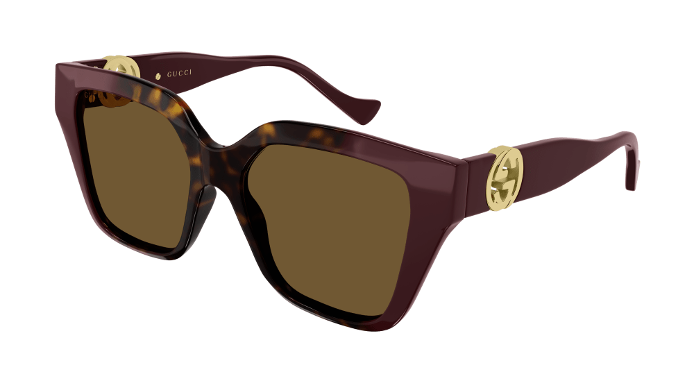 Gucci best sale burgundy sunglasses