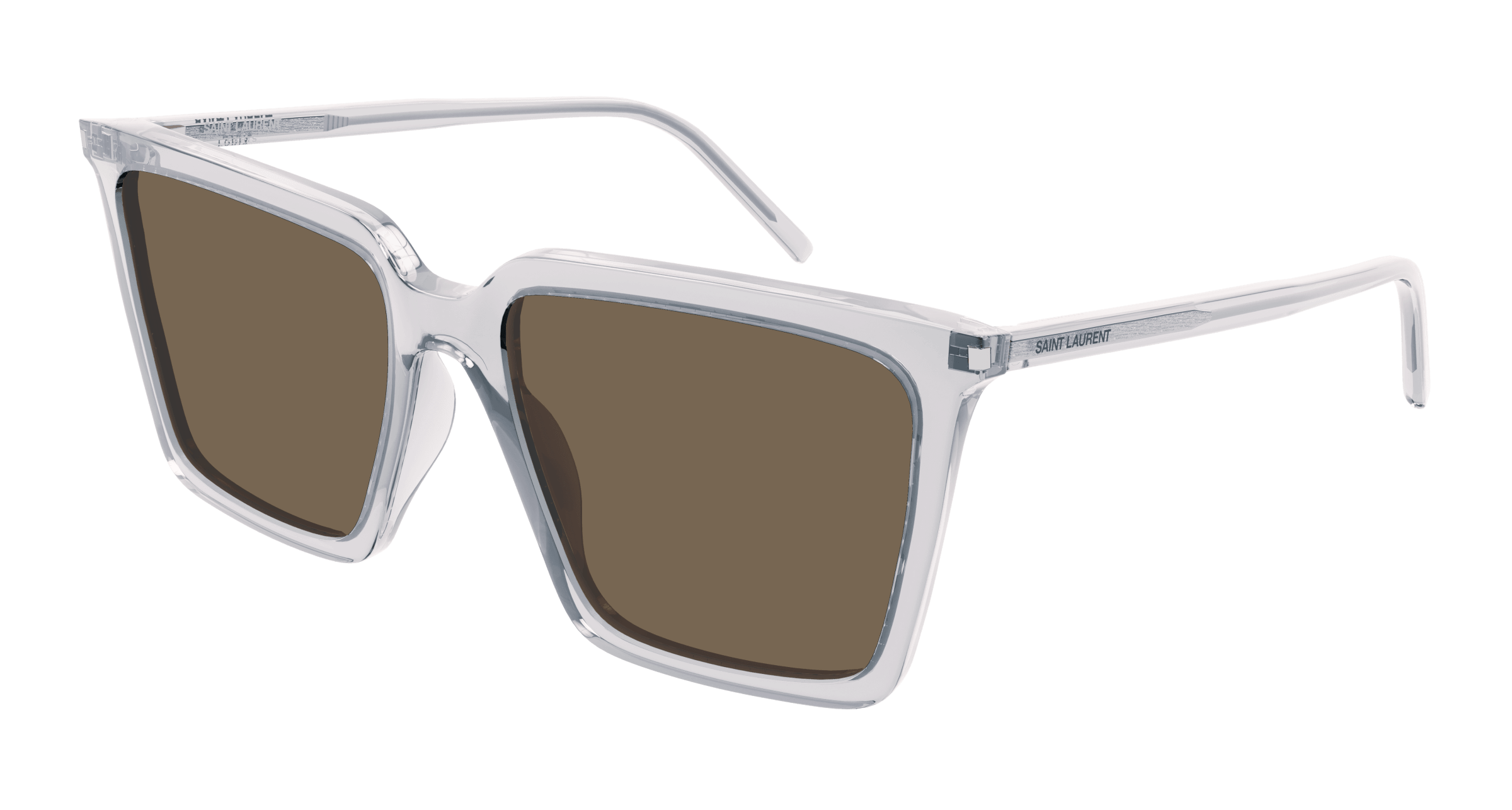 Saint Laurent SL474 Sunglasses in Nude – Designer Daydream display picture 3