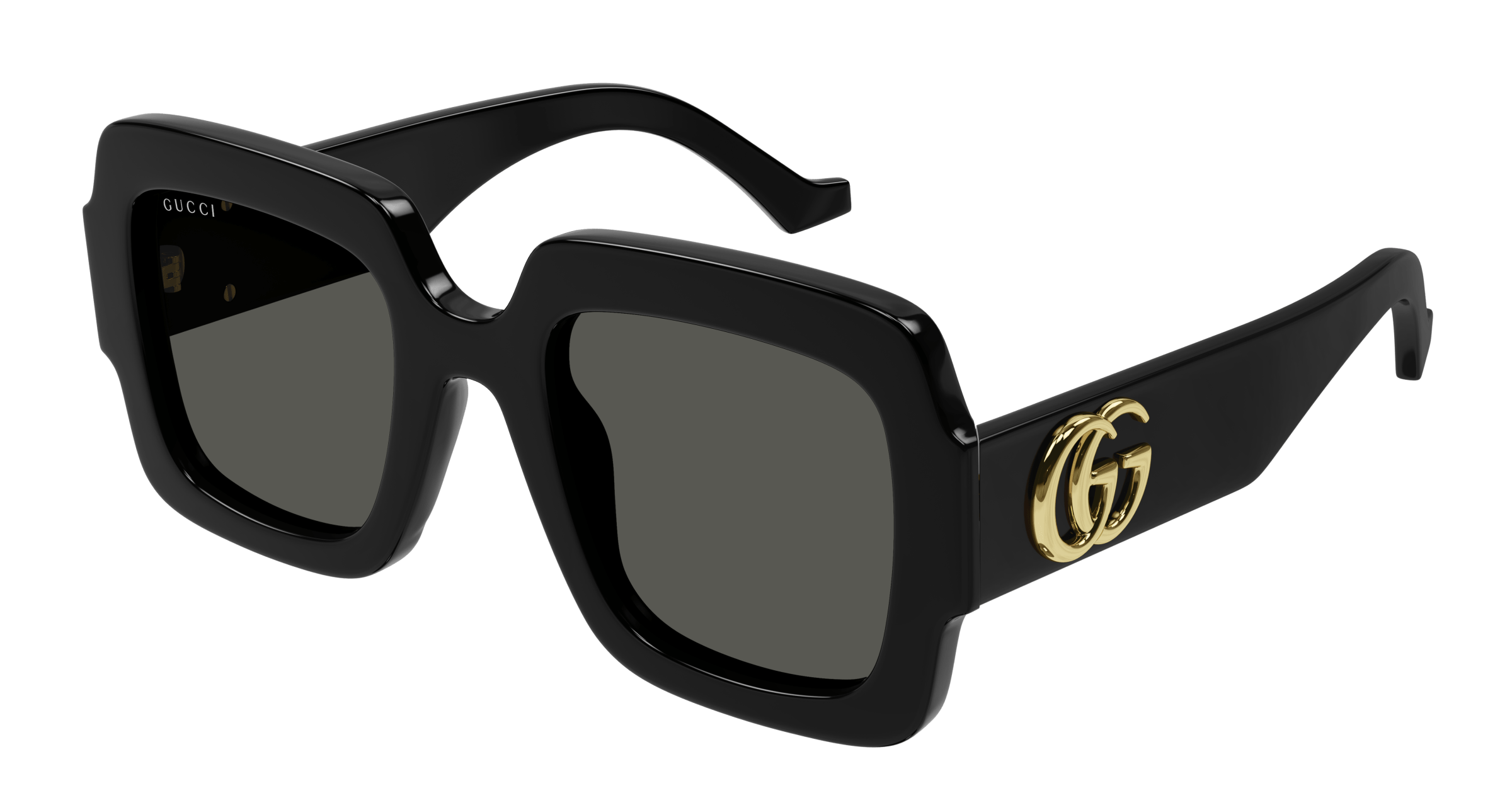 Gucci GG1547S Thick Rim Square Sunglasses in Black – Designer Daydream