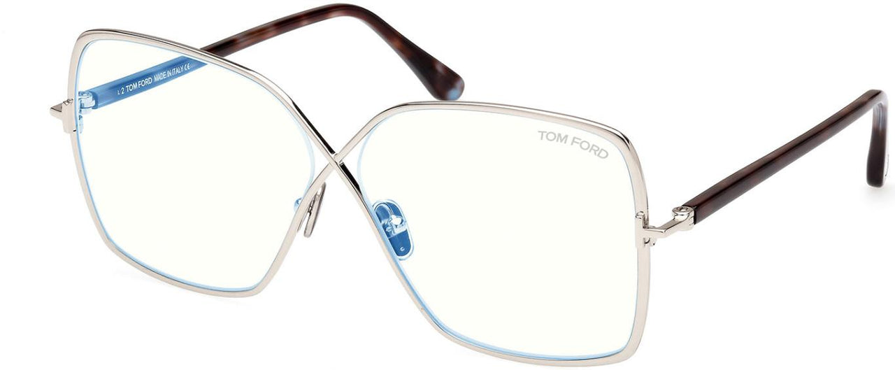 TOMFORD スターリーナイト Tom Ford FT5841-B Silver Butterfly Bluelight Frames