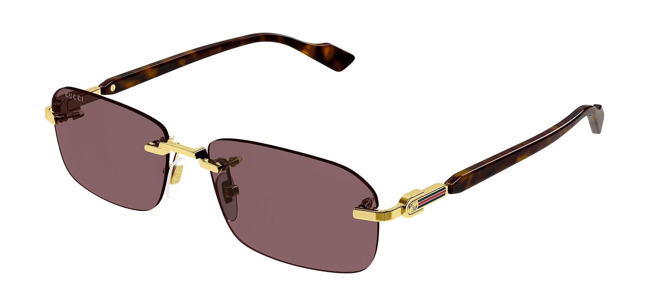 Gucci GG1221S Violet Rimless Sunglasses – Designer Daydream