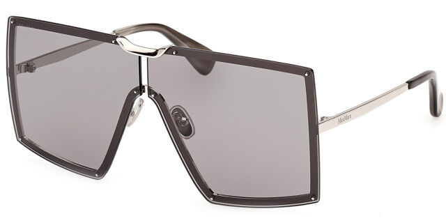 Max Mara MM0117 Sunglasses in Palladium Smoke | Designer Daydream
