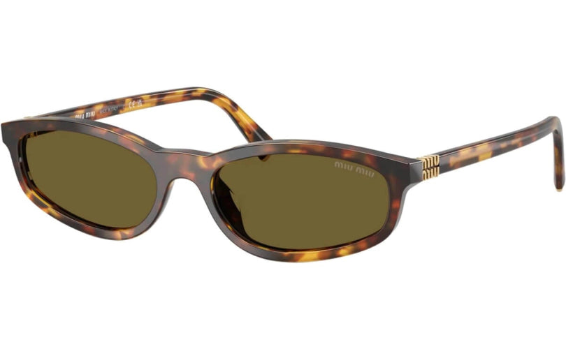 Miu Miu MU A06S Havana Brown Sunglasses | Designer Daydream