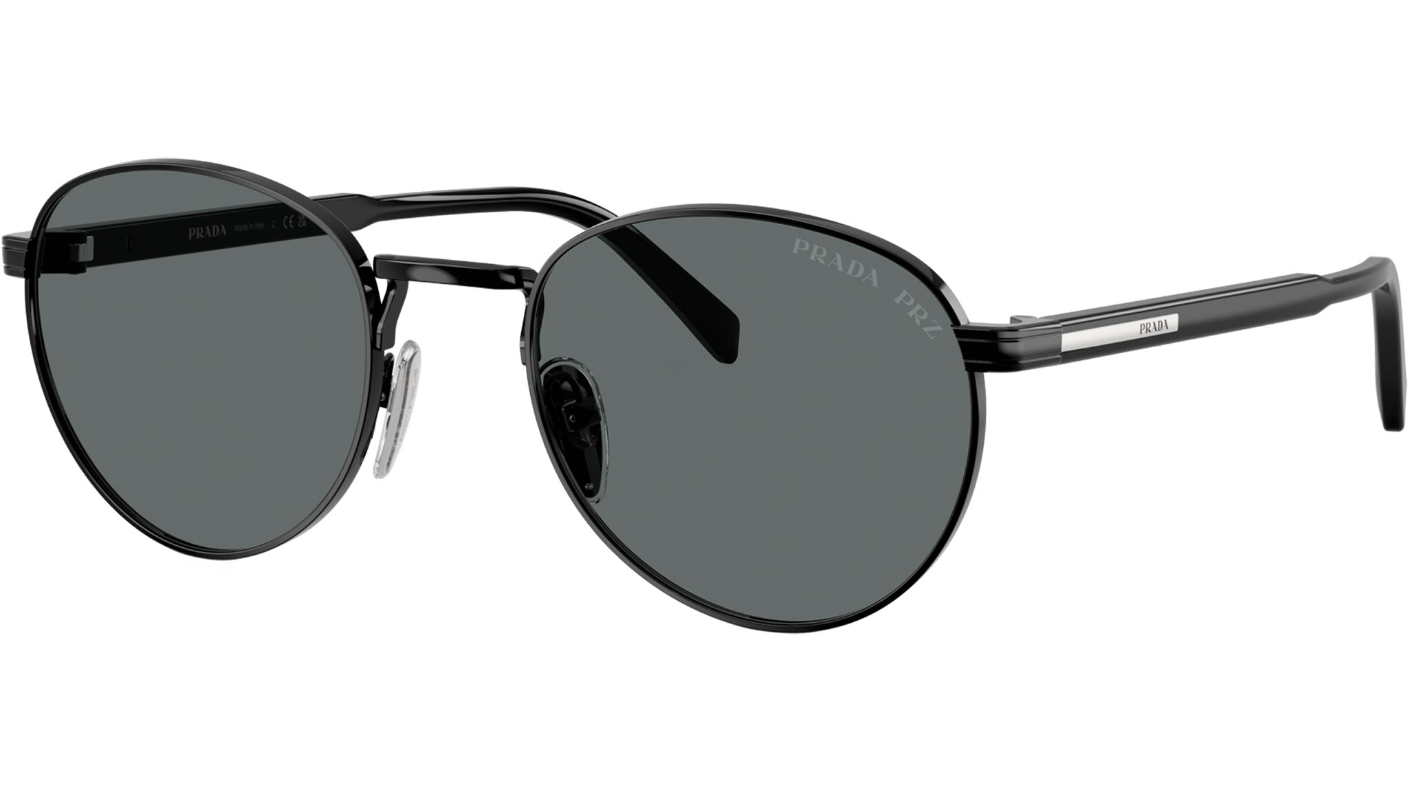 Prada PR B51S Sunglasses in Black Polarized | Designer Daydream