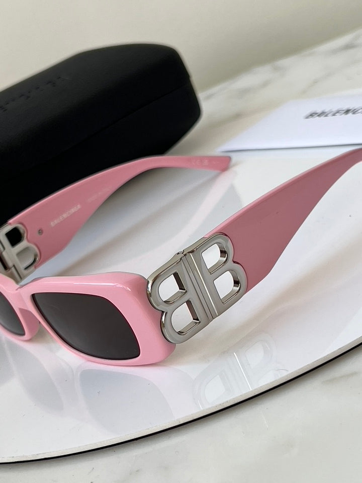 Balenciaga BB0096S Logo Sunglasses in Pink