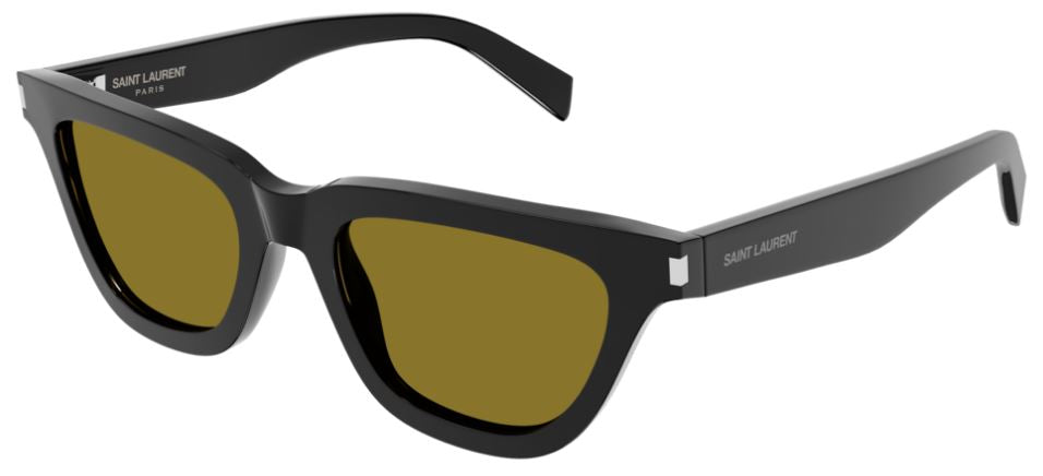 Saint Laurent SL462 Sulpice Black Yellow Lens Sunglasses