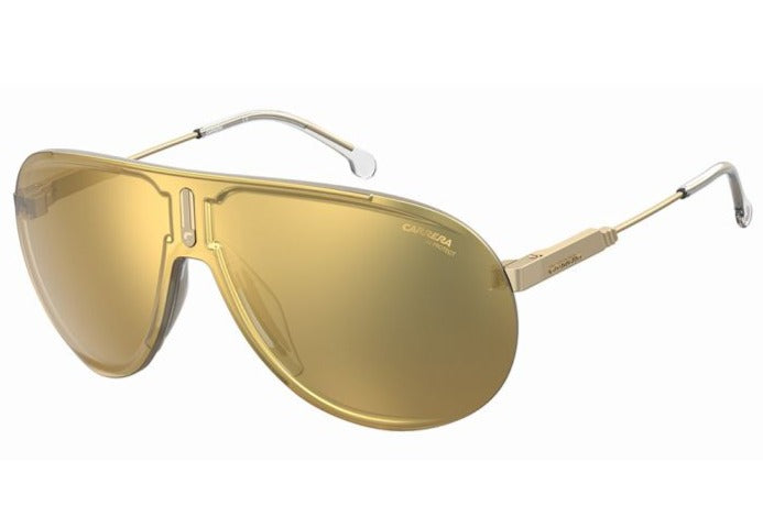 Carrera Superchampion Mask Sunglasses in Gold Mirror