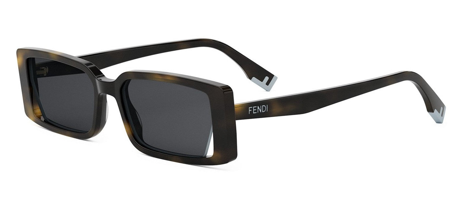 Fendi Roma FE40164I Way Sunglasses in Havana Brown  display picture 3