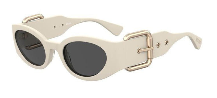 Moschino MOS154/S Ivory White Buckle Sunglasses – Designer Daydream