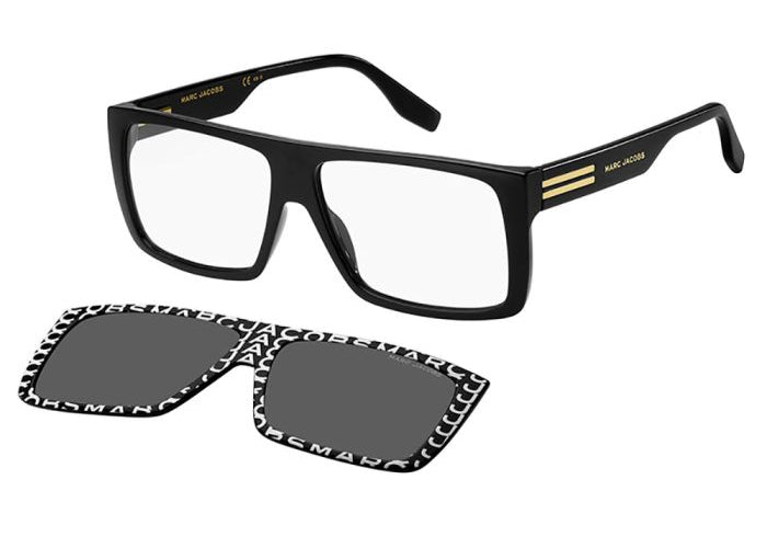 Marc Jacobs 672/CS Clip On Black Sunglasses – Designer Daydream display picture 2