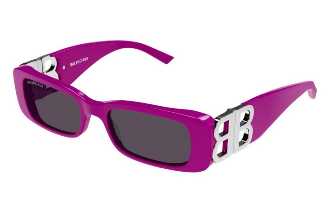 Balenciaga BB0096S Logo Sunglasses in Fuchsia