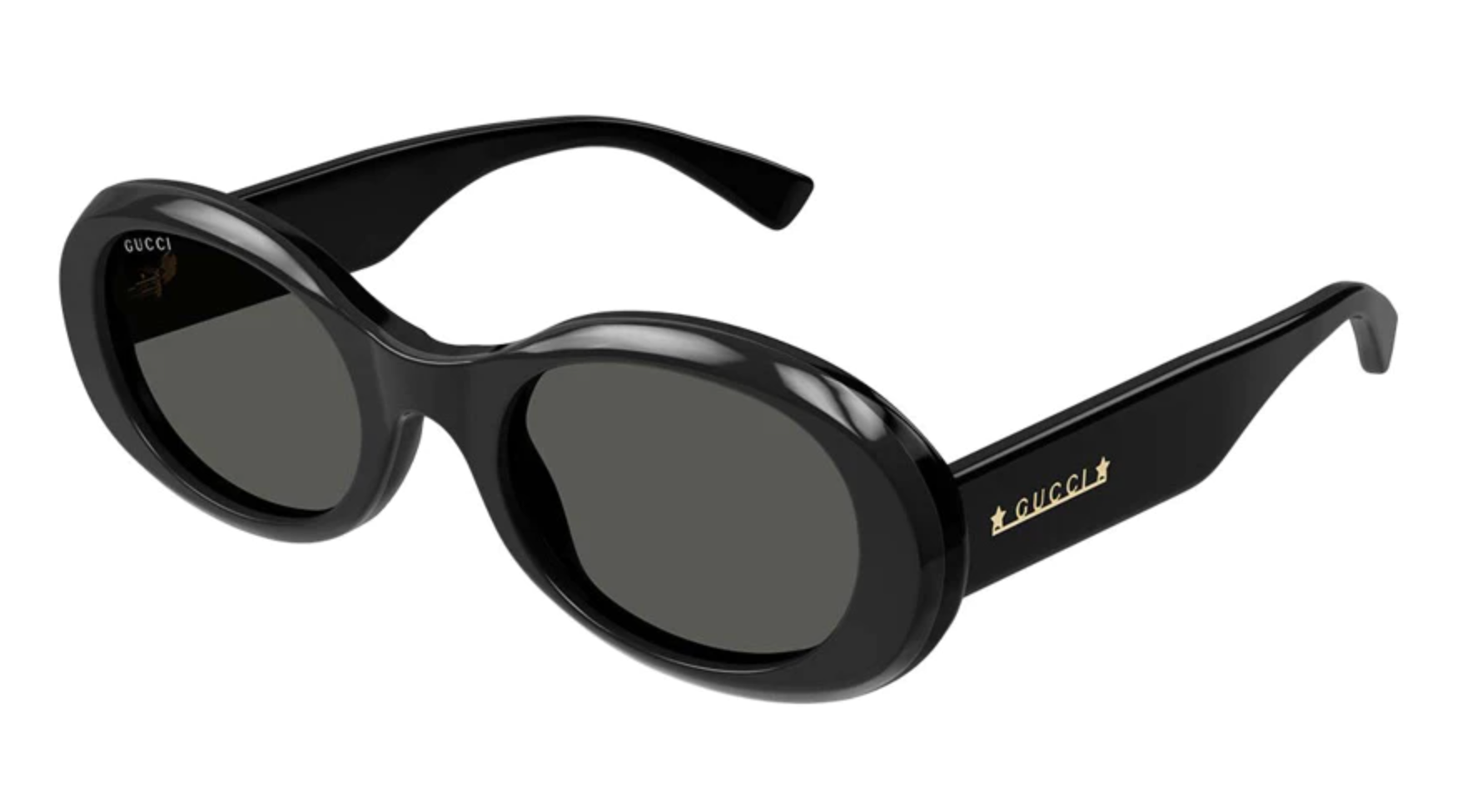 Gucci GG1587S Black Oval Sunglasses | Designer Daydream
