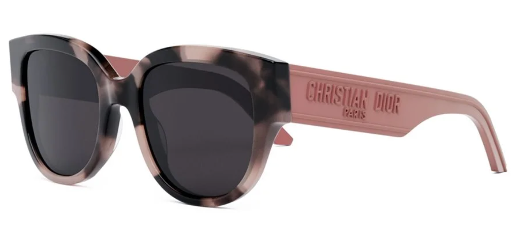New Christian Dior Wildior BU 54MM Pink Cat Eye Sunglasses Dior Wildior Bu Cat-Eye Embossed Acetate Sunglasses In Pink  main image 2