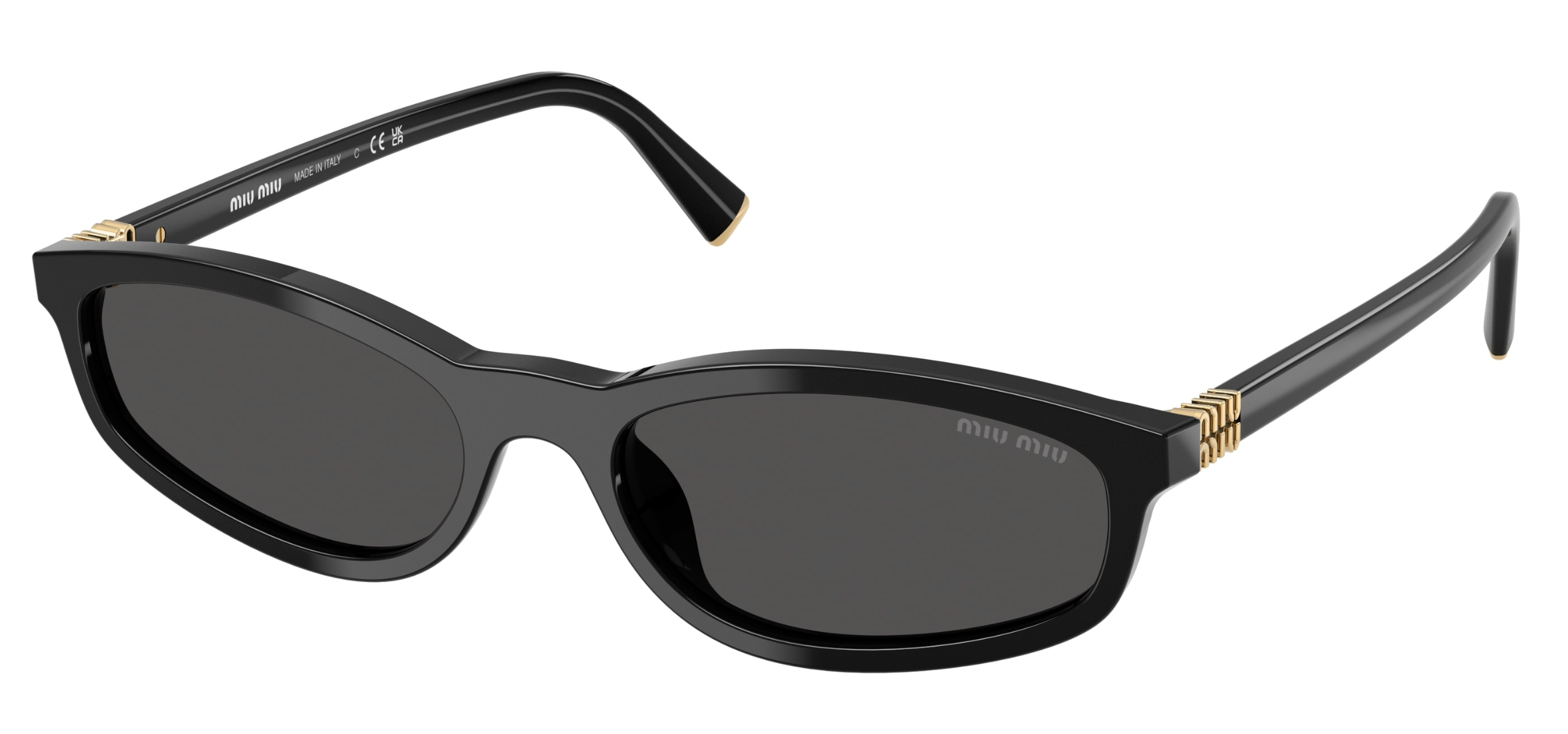 Miu Miu MU A06S Black Sunglasses – Designer Daydream