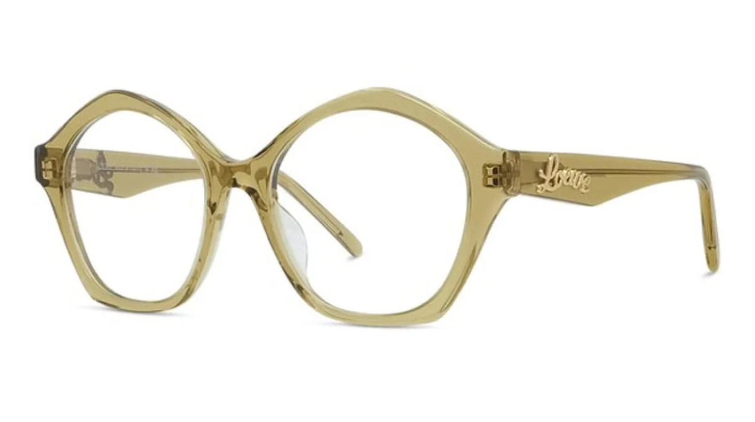 Loewe LW50053F Curvy Frames in Olive Green – Designer Daydream