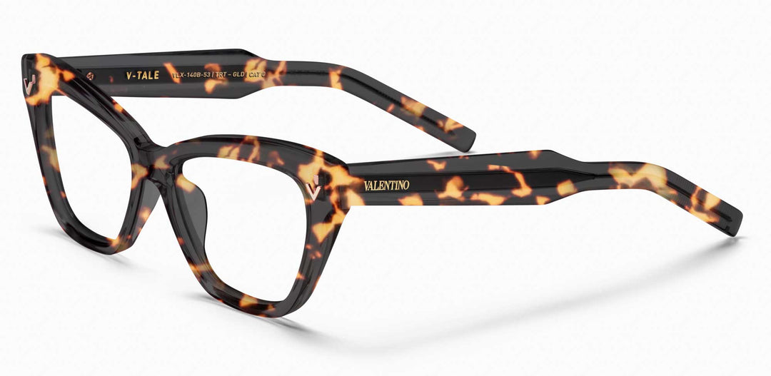 Valentino Brown Cat-Eye Glasses Valentino V2663 208 Clear Brown Cat Eye Womens Eyeglasses  main image 2