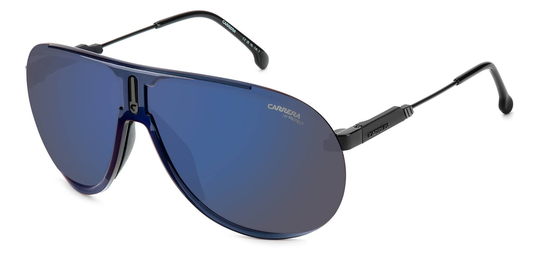 Carrera Superchampion Mask Sunglasses in Blue Mirror