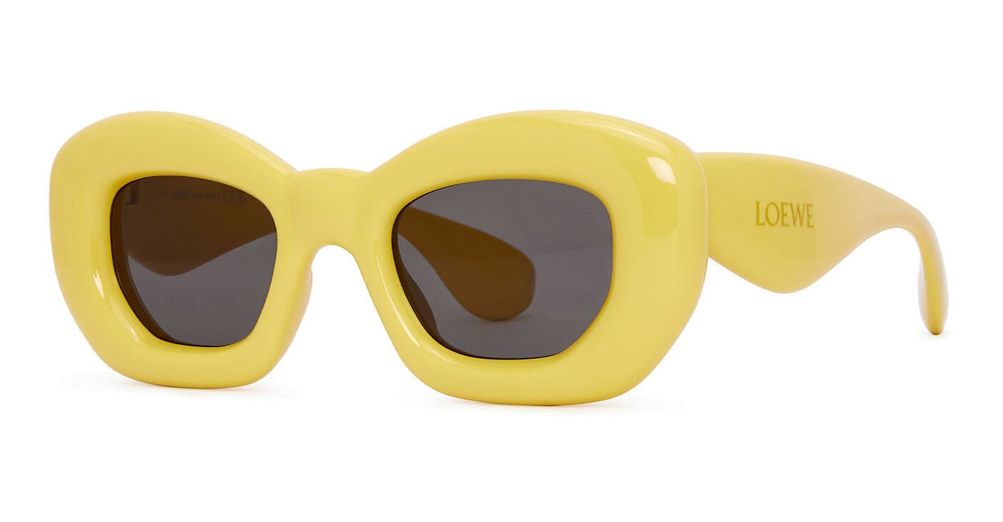 Loewe LW40117I Inflated Sunglasses in Yellow – Designer Daydream Loewe LW40117I Inflated Sunglasses in Yellow – Designer Daydream