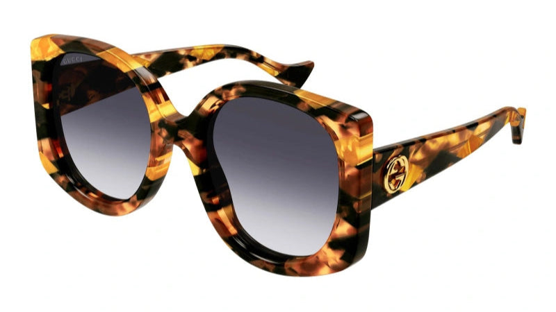 Gucci GG1257S Brown Rounded Sunglasses – Designer Daydream display picture 1