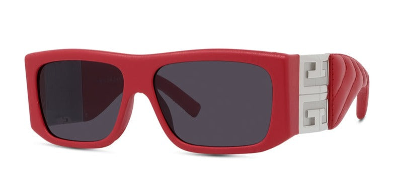 Givenchy GV40034I Leather Sunglasses in Red