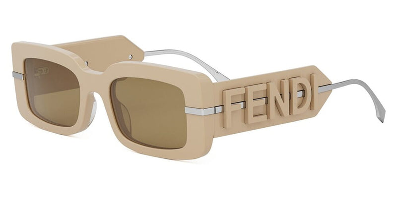 Fendi FE40133I Fendigraphy Beige Square Sunglasses  display picture 1