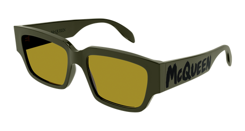 Alexander McQueen AM0329S Green Unisex Sunglasses – Designer Daydream