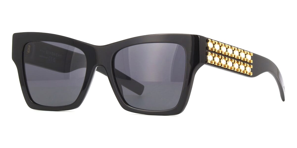 New! Givenchy Elegant Black Sunglasses with Crystals, GV40076I 01A, Authentic NEW GIVENCHY GV40076I 01A BLACK WOMEN SUNGLASSES GIVENCHY | eBay main image 2