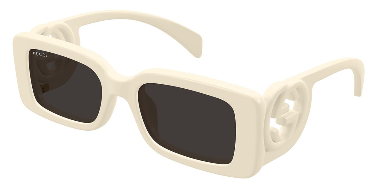 Gucci GG1325S Slim Sunglasses in Ivory – Designer Daydream