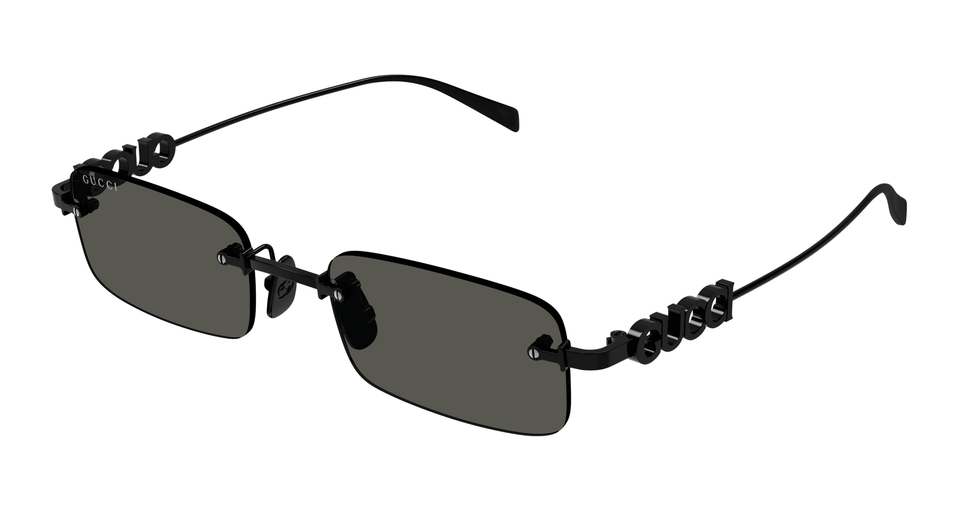 Gucci GG1808S Rimless Sunglasses in Black – Designer Daydream