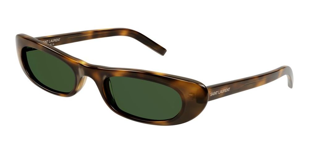 NEW Saint Laurent SL557 SHADE Havana Brown Slim Sunglasses SL 557 SHADE in Brown | Saint Laurent | YSL US | ID  main image 3