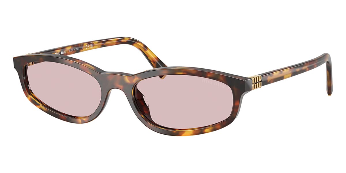 Miu Miu MU A06S Honey Havana Pink Sunglasses | Designer Daydream