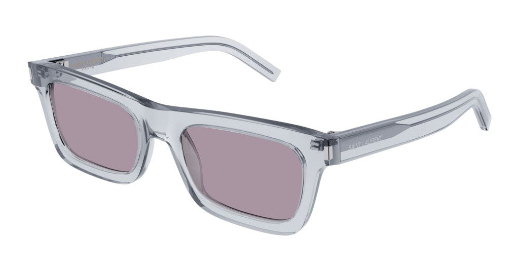 Saint Laurent SL461 BETTY 013 Sunglasses Grey Rectangle Frame, Violet Lenses Saint Laurent Paris Saint Laurent SL461 BETTY 013 Sunglasses  main image 4