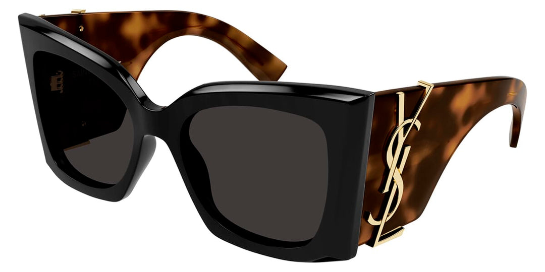 Saint Laurent Blaze SLM119 Sunglasses in Black Havana