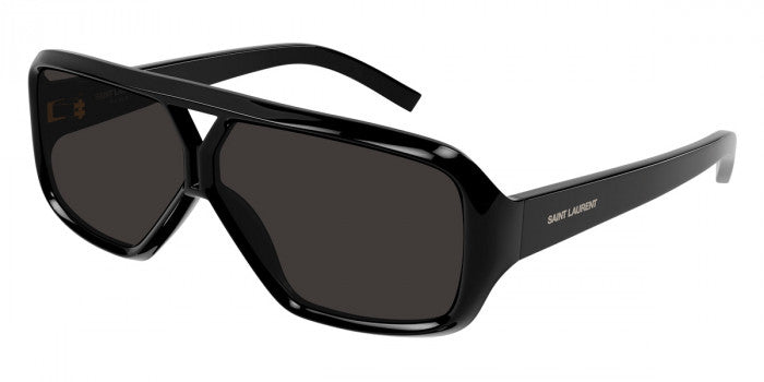 Saint Laurent SL569Y Aviator Sunglasses in Black – Designer Daydream