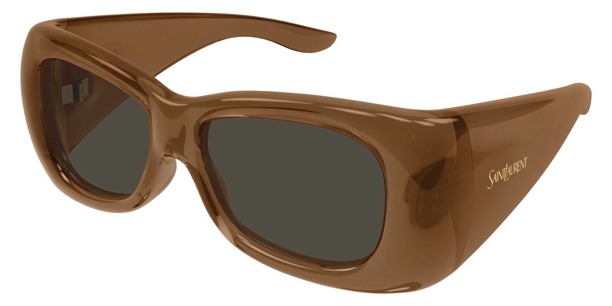 Saint Laurent SL901 Howl Sunglasses in Brown | Designer Daydream