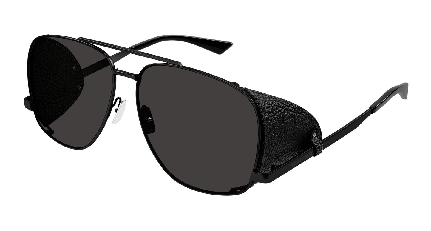 Saint Laurent SL653 Leon Leather Aviator | Designer Daydream
