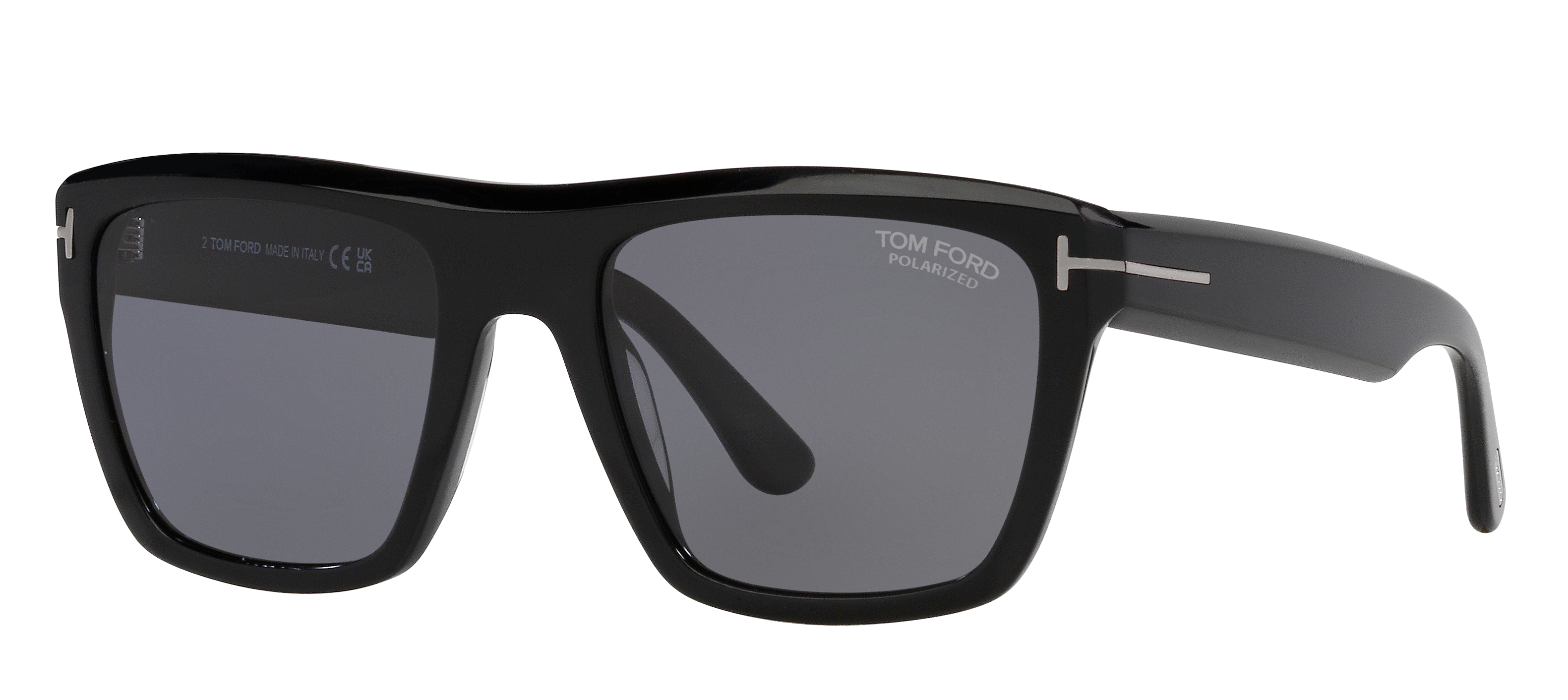 Tom Ford Alberto FT1077-N Black Polarized Sunglasses – Designer