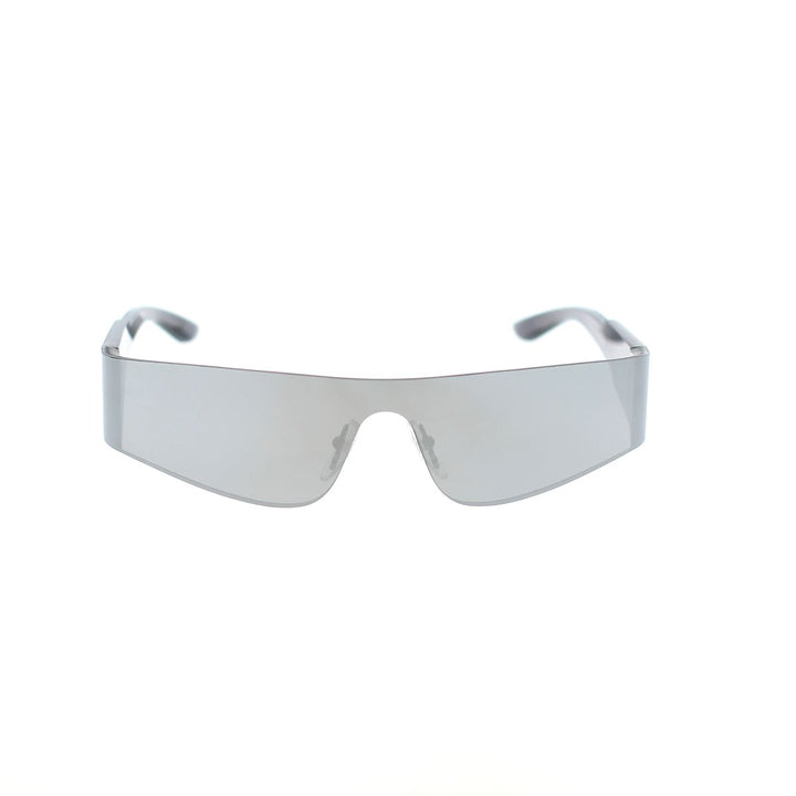 Balenciaga BB0041S Mono Shield Sunglasses in Silver