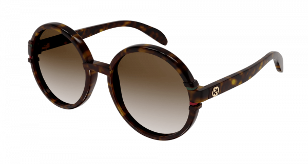 Gafas de sol redondas Gucci GG1067S en marron