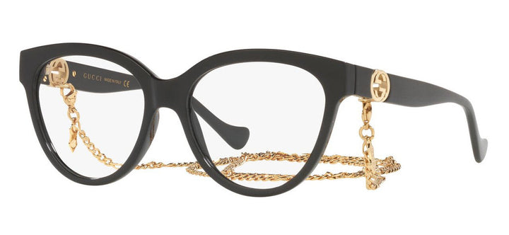 Gucci GG1024O Cat Eye Frames in Black with Chain