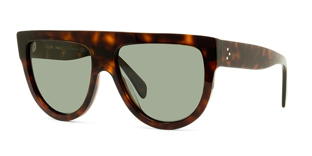 Skat Næsten død Citere Celine CL4001IN Brown Polarized Flat Top Sunglasses – Designer Daydream