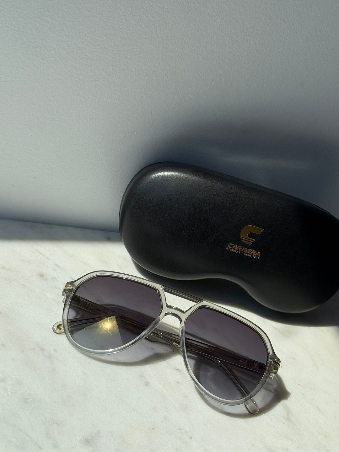 Carrera 315/S Aviator Sunglasses in Transparent Grey Mirror
