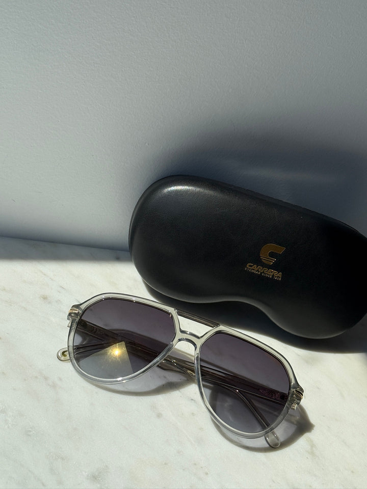 Carrera 315/S Aviator Sunglasses in Transparent Grey Mirror