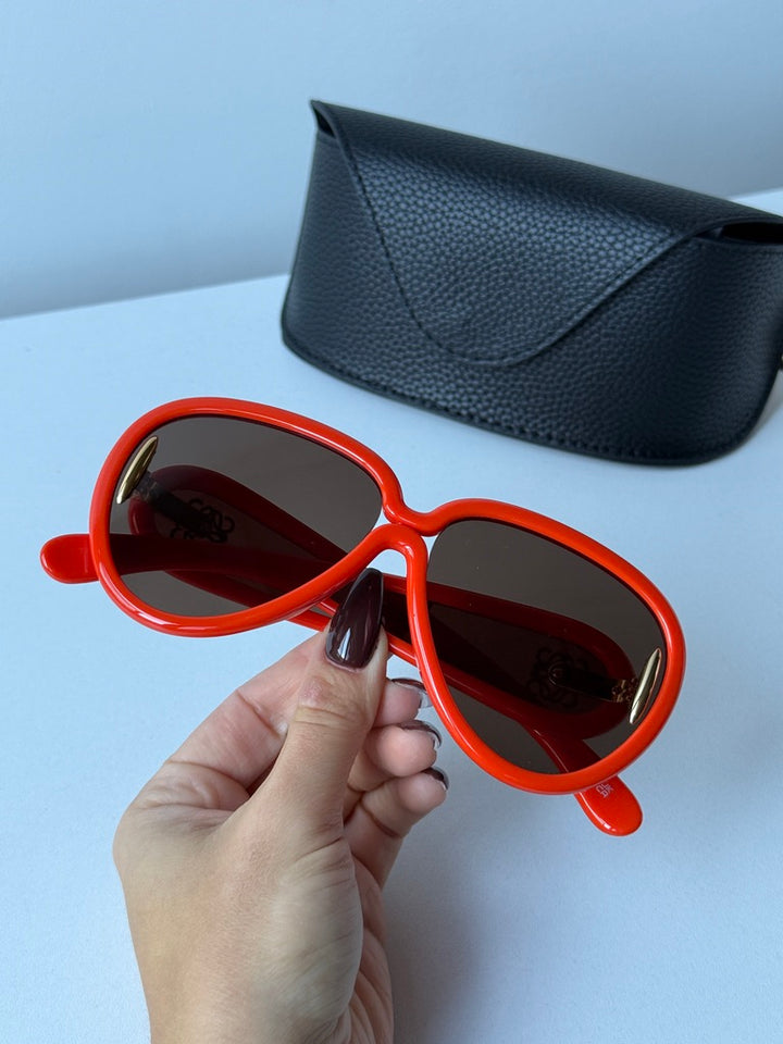 Loewe LW40132I Paula's Ibiza Sunglasses in Orange