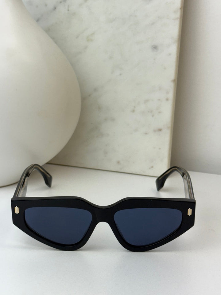 Fendi FE40163U Black Cat Eye Sunglasses