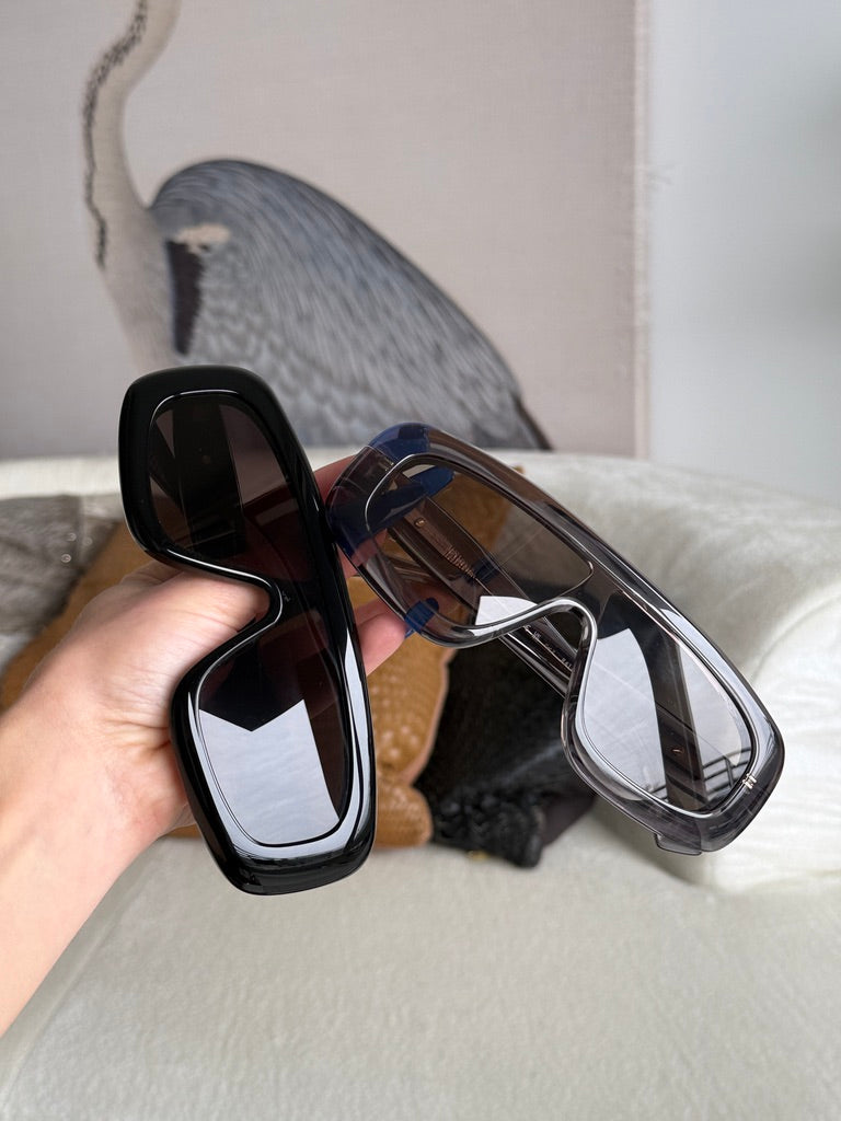 Bottega Veneta BV1281S Black Mask Sunglasses